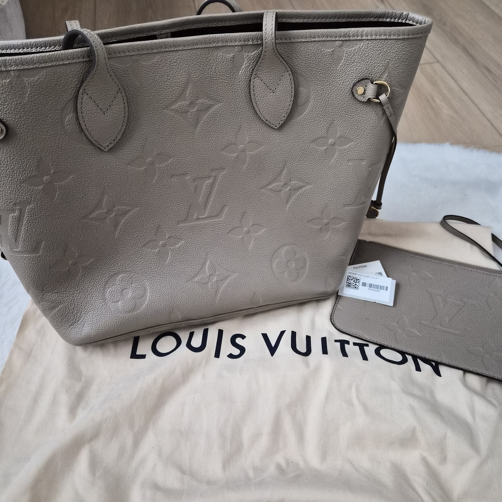 Louis Vuitton Neverfull Empreinte Tourterelle